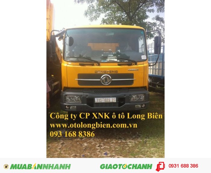 Xe ben 8 tấn, xe ben 3, 4 chân Dongfeng tại Hà Nội 2015, 2016