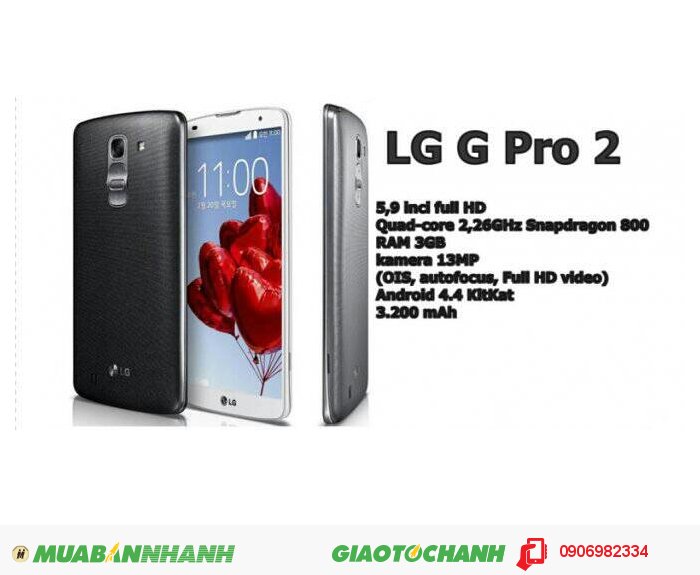 LG GPRO2 F350 chính hãng KOREA RAM3GB NEW 99%