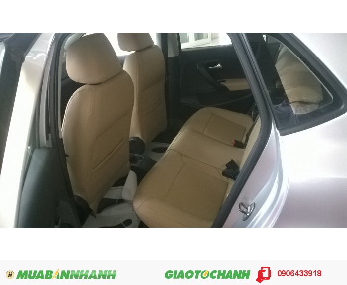 Xe Volkswagen Polo Hatchback 1.6L 6At Sản Xuất 2015, Màu Trắng, Xe Đức Nhập Khẩu