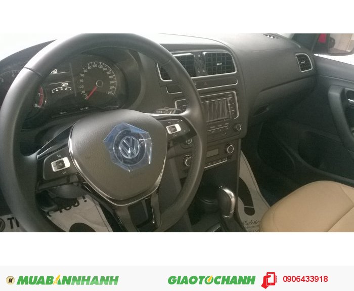 Bán Xe Volkswagen Polo Hatchback 1.6L 1.6At Sản Xuất 2015, Màu Đỏ,  Xe Đức Nhập Khẩu