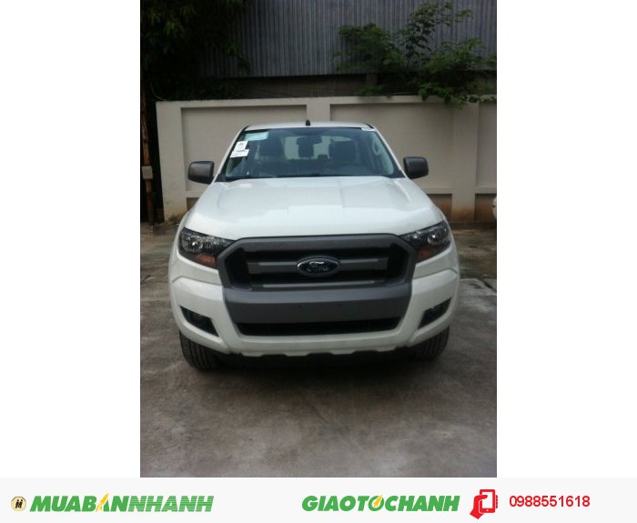 Ford Ranger XLS MT 2016 Màu Trắng giá tốt trả góp 80%