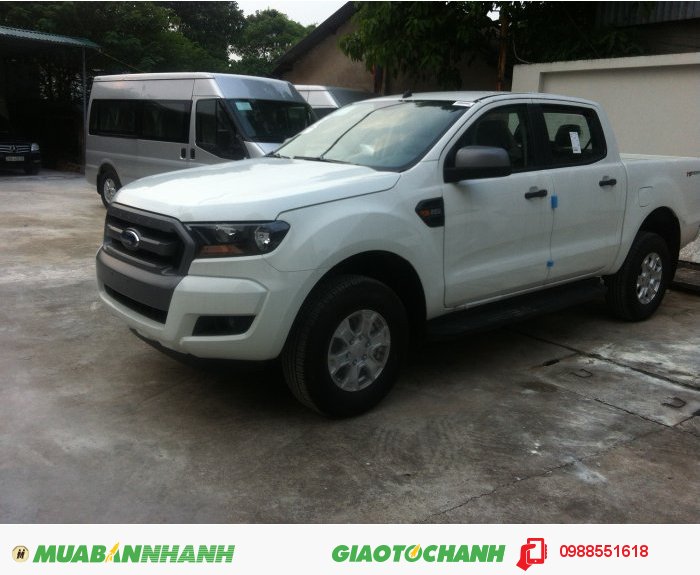 Ford Ranger XLS MT 2016 Màu Trắng giá tốt trả góp 80%