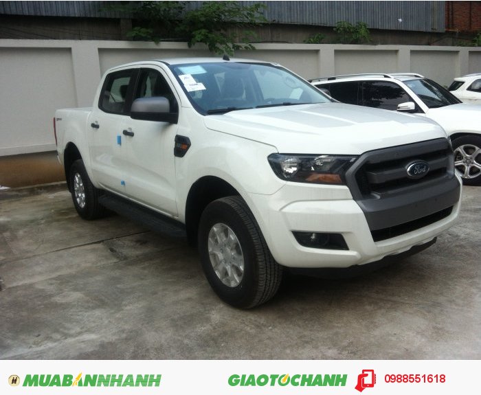 Ford Ranger XLS MT 2016 Màu Trắng giá tốt trả góp 80%