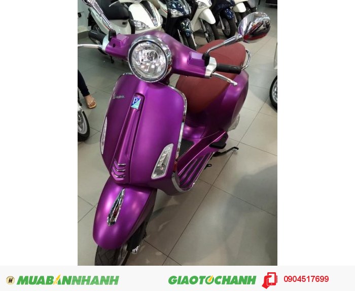 Bán xe Vespa Primavera tại HCM giá tốt - trả góp 0% - tặng bộ quà tặng 6tr5