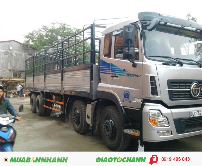 Xe tải thùng Dongfeng, Dongfeng Trường Giang 3 chân 4 chân, Giá xe tải Dongfeng 14T 17T 18T 19T tốt