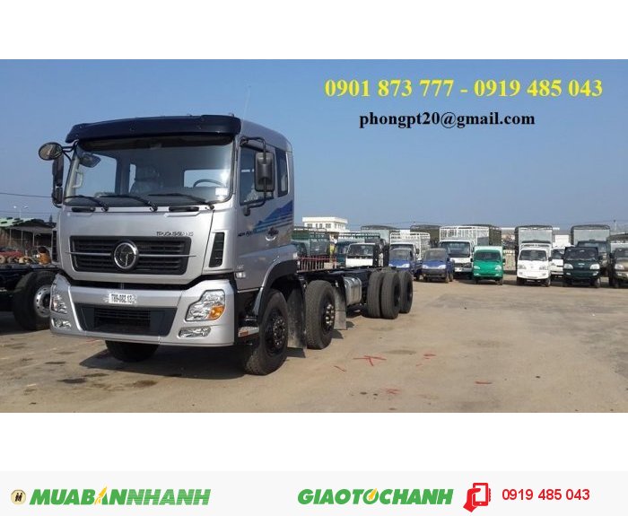 Xe tải thùng Dongfeng, Dongfeng Trường Giang 3 chân 4 chân, Giá xe tải Dongfeng 14T 17T 18T 19T tốt