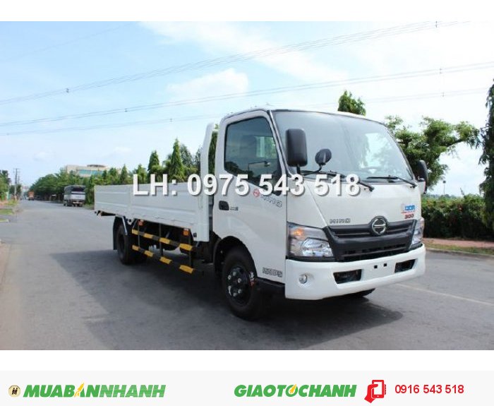 Bán xe Hino  5 tấn nhập khẩu thùng lửng 5.2 tấn thùng 4.5m, HINO WU342L-NKMTJD3