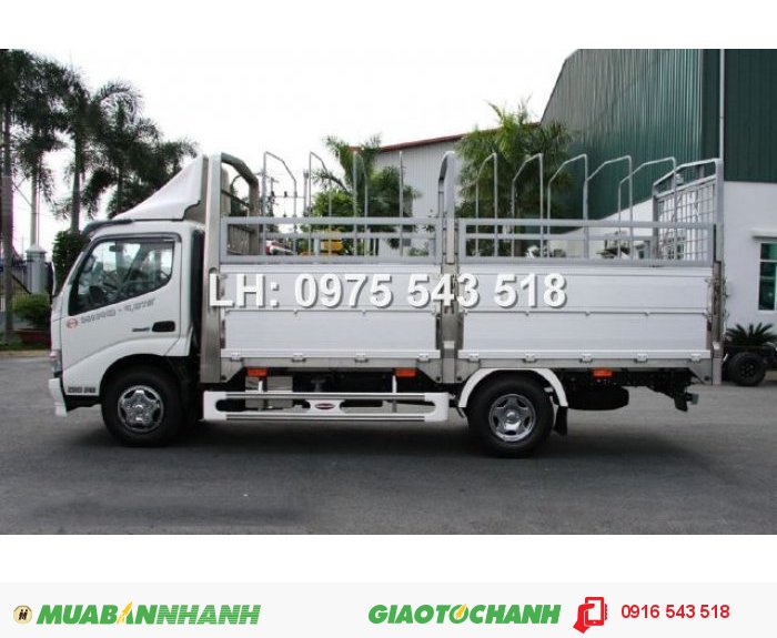 Bán xe Hino  5 tấn nhập khẩu thùng lửng 5.2 tấn thùng 4.5m, HINO WU342L-NKMTJD3