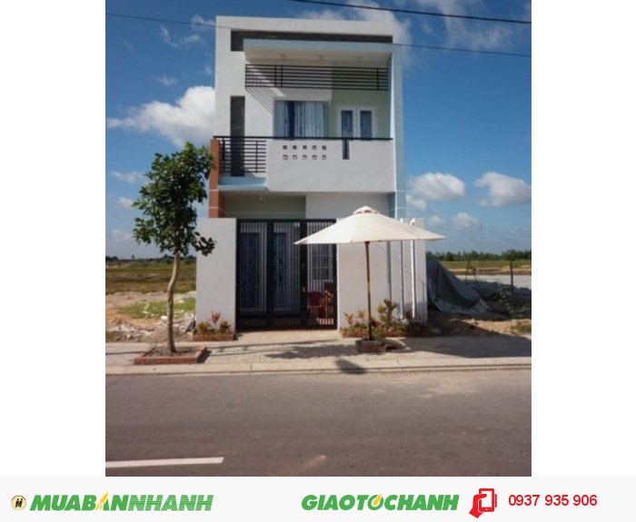 Nhà xây mới 1 lầu, 2 phòng, 76m2, Phạm Quý Hóc Môn