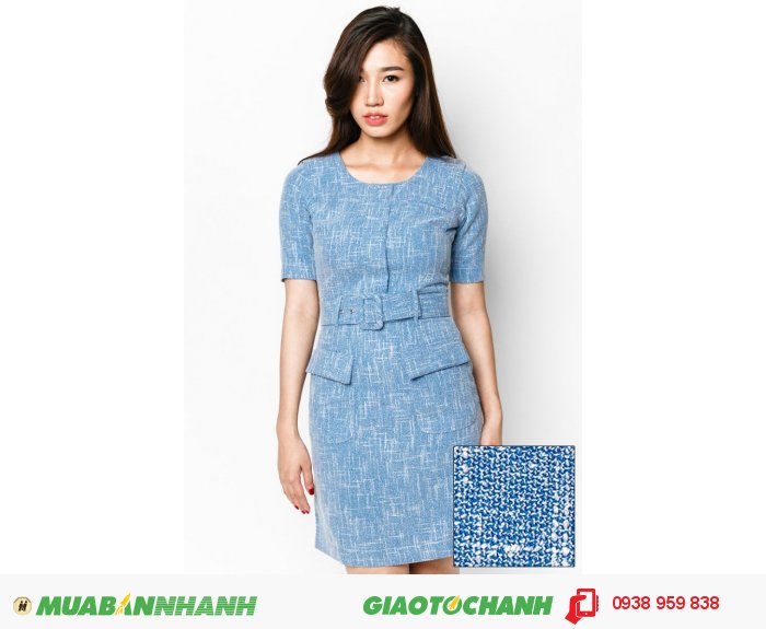 Đầm tay lỡ 2 túi trước | Mã: AD235- xanh| Giá: 788000 Quy cách: 84-66 (+-2) chiều dài tb: 85cm - 90cm | chất liệu: kaki bố | Size (S - M - L - XL) | Mô tả: Thêm phần trẻ trung và thanh lịch cùng đầm ôm in họa tiết. Thiết kế đi kèm dây lưng tạo điểm nhấn thu hút và khéo léo khoe vòng eo thon gọn của bạn., 4
