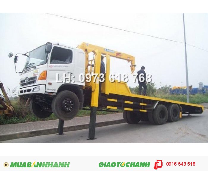 Xe Tải Hino Fg8jpsl gắn cẩu Tadano 5 TẤn Zt504