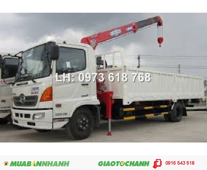 Xe Tải Hino Fg8jpsl gắn cẩu Tadano 5 TẤn Zt504