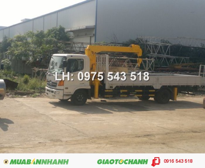 Tổng đại lý xe tải Hino, Chuyên cung cấp các loại xe tải Hino gắn cẩu