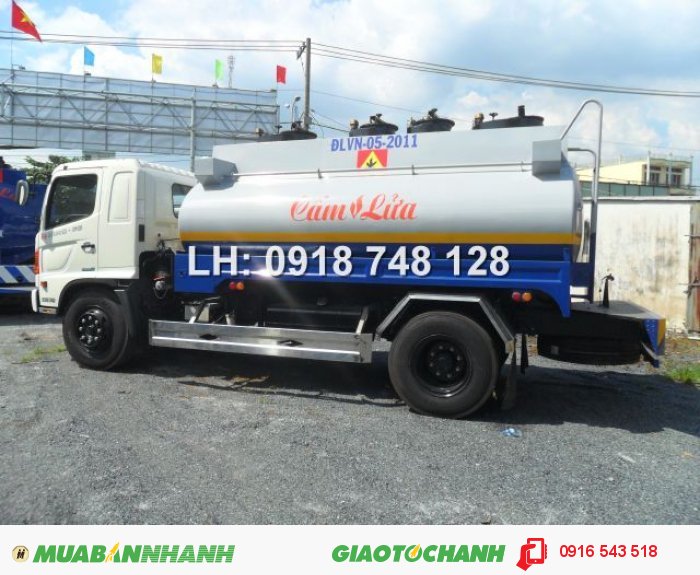 Bán Hino FG thùng 8m8, Giá gốc, Xe Bồn