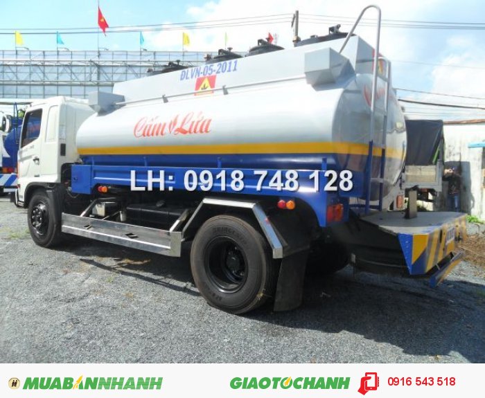 Bán Hino FG thùng 8m8, Giá gốc, Xe Bồn