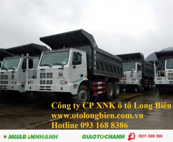 Xe howo bá vương 70 tấn cabin lệch, động cơ 371, 420 sản xuất 2015, 2016