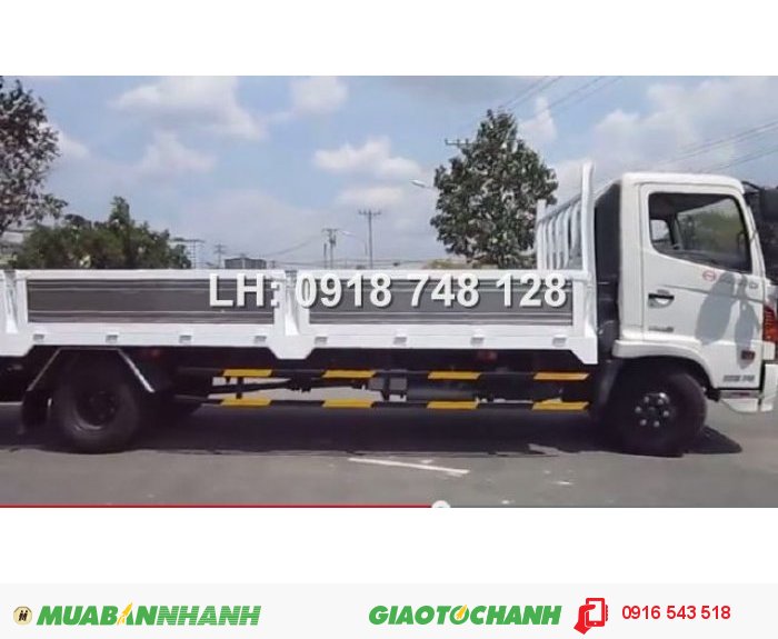Chuyên bán xe tải hino 9T4 9 tấn 4 thùng lửng giá rẻ , Bán xe tải hino 9 tấn 4 FG8JPSL 9T4