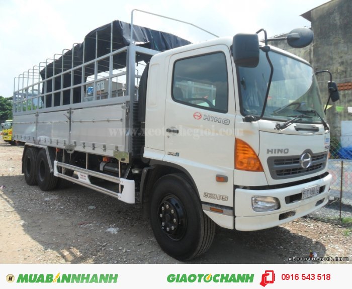 Bán xe tải hino 9T4 FG8JPSL có sẵn, thùng chở gia súc