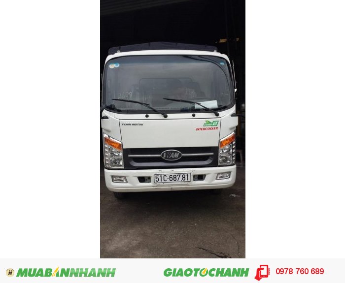 Xe tải Veam VT200A 1,99 T, máy HyunDai, vào thành phố