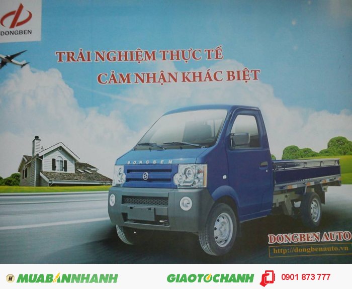 Chuyên bán xe tải nhẹ Dongfeng 700kg 800kg 870kg, Giá xe tải Dongben 7 tạ 8 tạ tốt nhất miền Nam