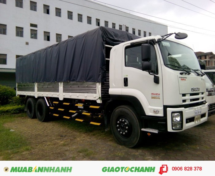 Chuyên Bán Xe Tải Isuzu 16 Tấn 3 Chân -Thùng Kín , Mui Bạt