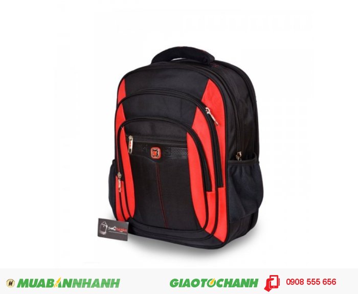 Ba lô laptop BCBLL0715002 | Giá: 380,000 VND | Loại: Ba lô laptop | Màu sắc: Đen - đỏ | Chất liệu: Vải bố | Kích thước: 35x45x14 | Trọng lượng: 1,1 kg | Mô tả: Balo laptop với đường may chắc chắn, cẩn thận, bảo vệ tối đa cho chiếc laptop không bị va đập, trầy xước., 4