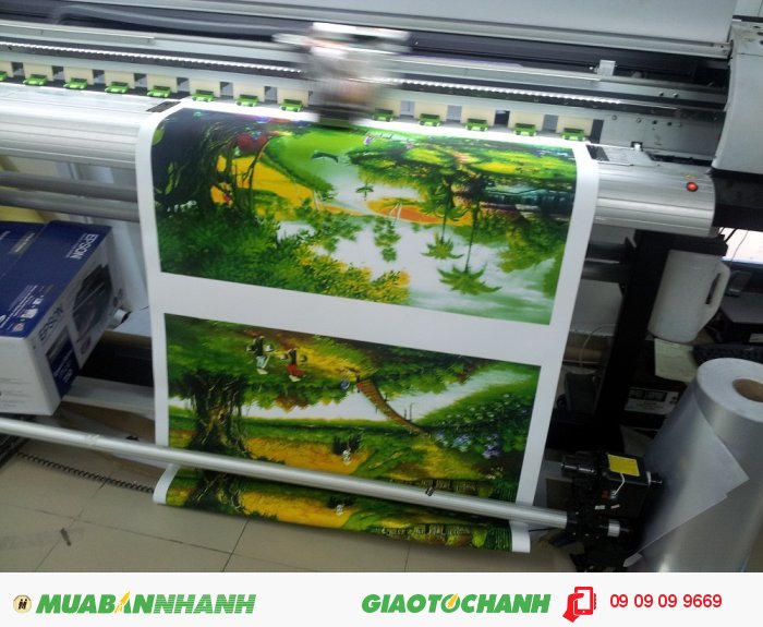 Sở hữu những đặc tính vượt trội cho in tranh trang trí, in khổ lớn, chất liệu canvas cho chất lượng in ấn hoàn hảo cho một bức tranh treo tường. Việc bạn cần làm đó là lựa chọn hình ảnh mà mình ưa thích rồi tiến hành in phun kỹ thuật số trên chất liệu này., 2