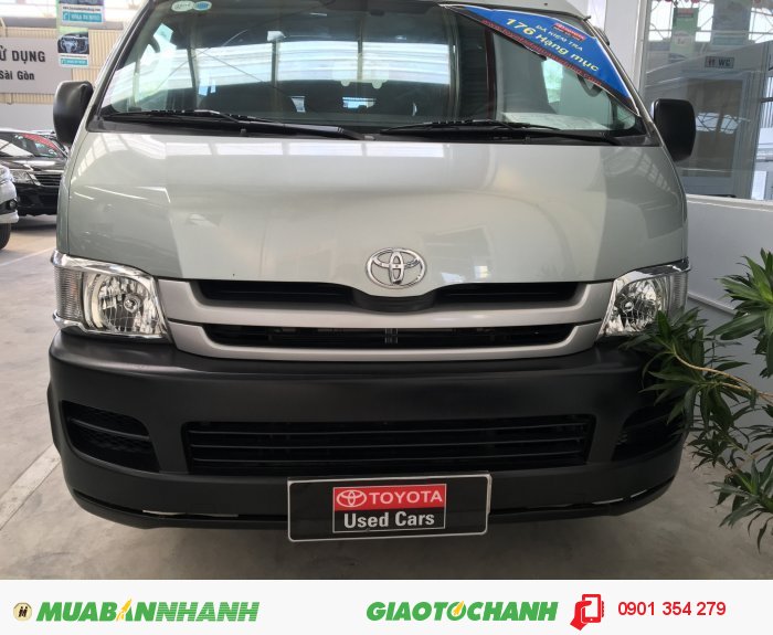 Bán xe Toyota Hiace xăng, màu Xanh ngọc. Xe cũ chất lượng đảm bảo