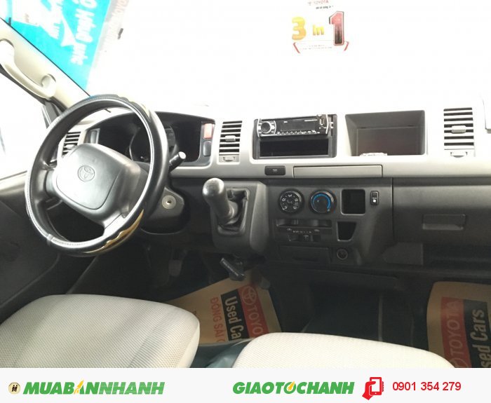 Bán xe Toyota Hiace xăng, màu Xanh ngọc. Xe cũ chất lượng đảm bảo