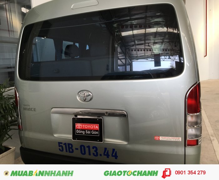 Bán xe Toyota Hiace xăng, màu Xanh ngọc. Xe cũ chất lượng đảm bảo