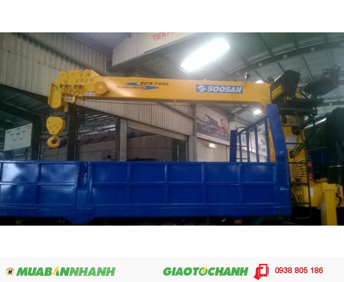 Xe Tải Cẩu Auman C3000B Gác Cẩu Soosan 7 Tấn