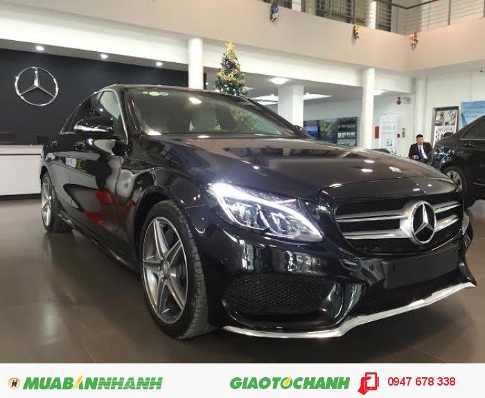 Bán xe Mercedes C250 AMG sx2015 Đen cực mới