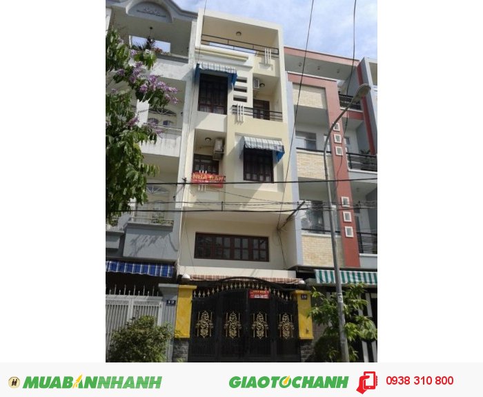 Bán nhà 3 lầu Hoàng Hoa Thám, P.5, Q.Phú Nhuận, Dt 4.9x10(NH 8.7m)