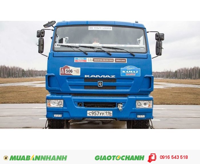 Xe tải thùng Kamaz 65117 14 tấn. Nhập khẩu nguyên chiếc từ CHLB Nga. Tổng tải 24