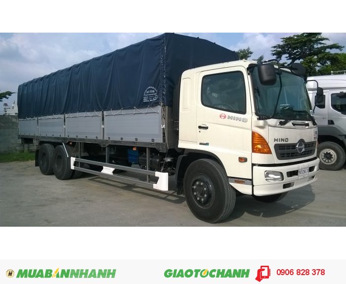 Xe tải Hino 16 tấn 3 chân FL8JTSL thùng mui bạt dài 7m8 -9m4.Có xe giao ngay