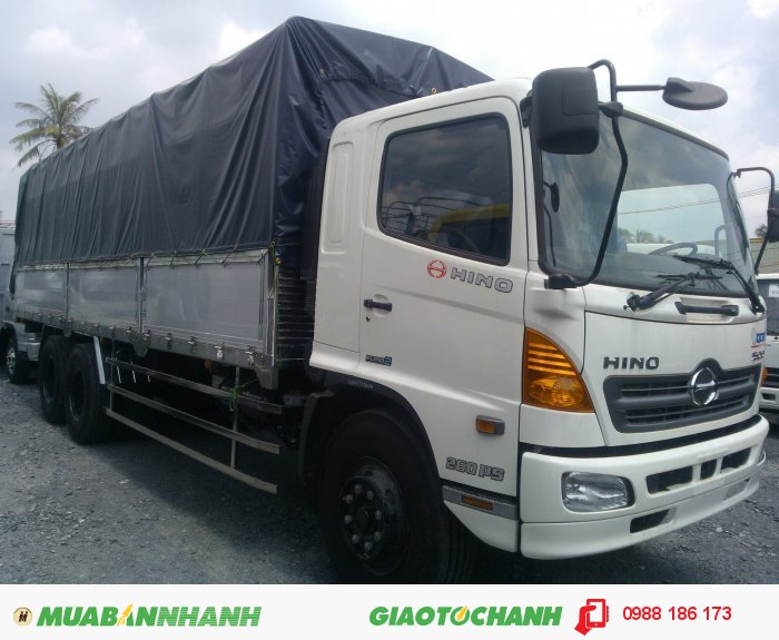 Bán xe tải HinoFL 16Tấn thùng mui bạt thùng kín giá rẻ nhất thị trường các tỉnh miền nam