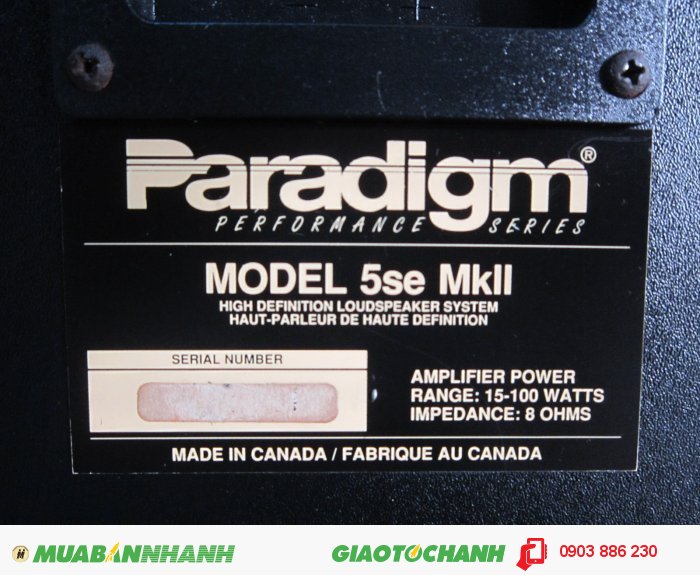 Paradigm best sale 5se mk2