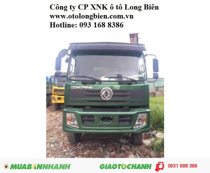 Xe ben 3 chân Dongfeng tại Hà Nội 2015, 2016