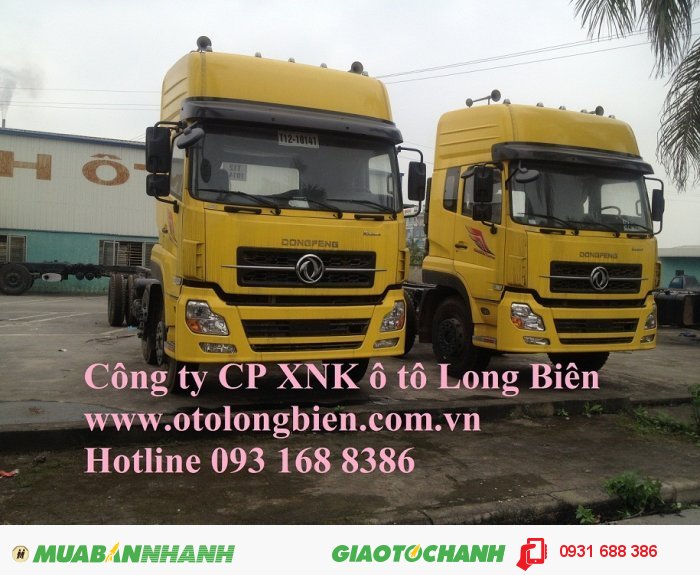 Đầu kéo Dongfeng 375Hp tại Long Biên, Hà Nội 2015