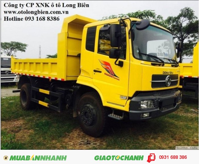 Xe ben 8 tấn Dongfeng Hoàng Huy tại Long Biên, Hà Nội 2015, 2016