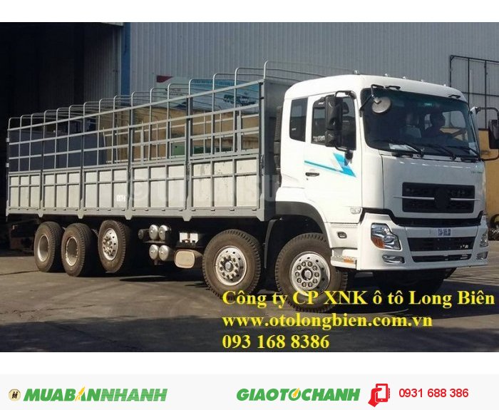 Xe tải thùng 5 chân Dongfeng tải trọng 21-22,5 tấn Long Biên, Hà Nội 2015, 2016