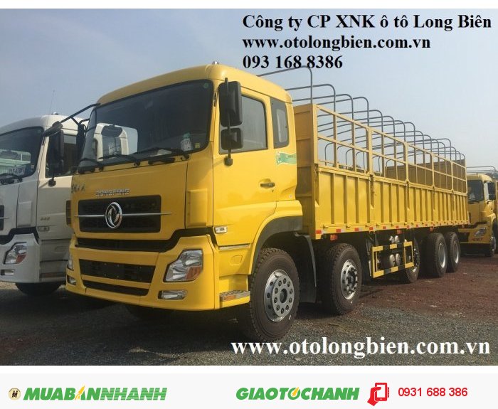 Xe tải thùng 5 chân Dongfeng tải trọng 21-22,5 tấn Long Biên, Hà Nội 2015, 2016