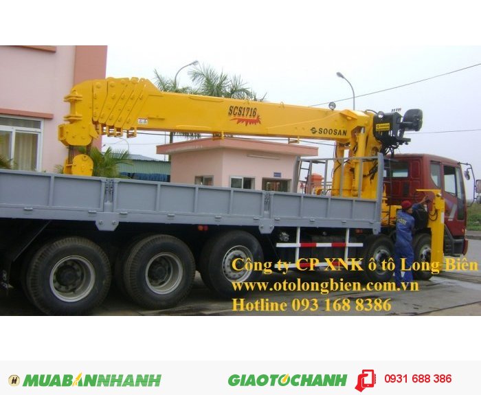 Xe tải hyundai, Daewoo gắn cẩu tự hành 3 tấn, 5-7 tấn, 8-10 tấn, 12-15 tấn