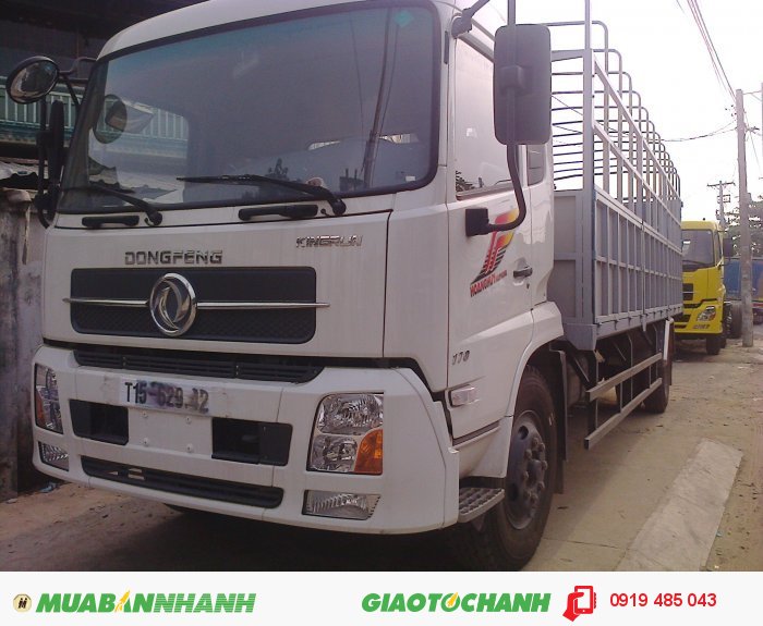 Công ty bán xe tải Dongfeng Hoàng Huy 8 tấn 9 tấn máy Cummin, Mua xe tải Dongfeng B170 B190 nhập khẩu