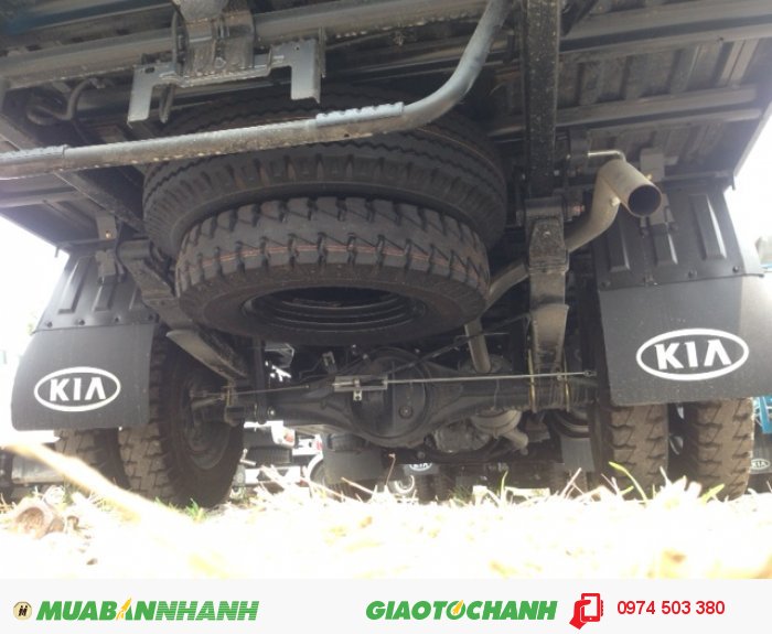 Bán xe KIA K190 tải trọng 1,9 tấn, màu trắng, thùng mui bạt mới chất lượng!