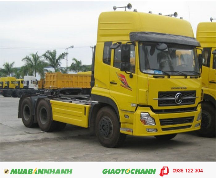 Chuyên bán xe đầu kéo DOngFeng Hoàng Huy L375 động cơ Cummin của Mỹ nhập khẩu 100% bởi tập đoàn Hoàng Huy