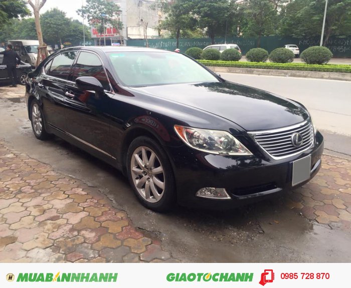 Bán xe Lexus LS 460L AT 2008, màu đen