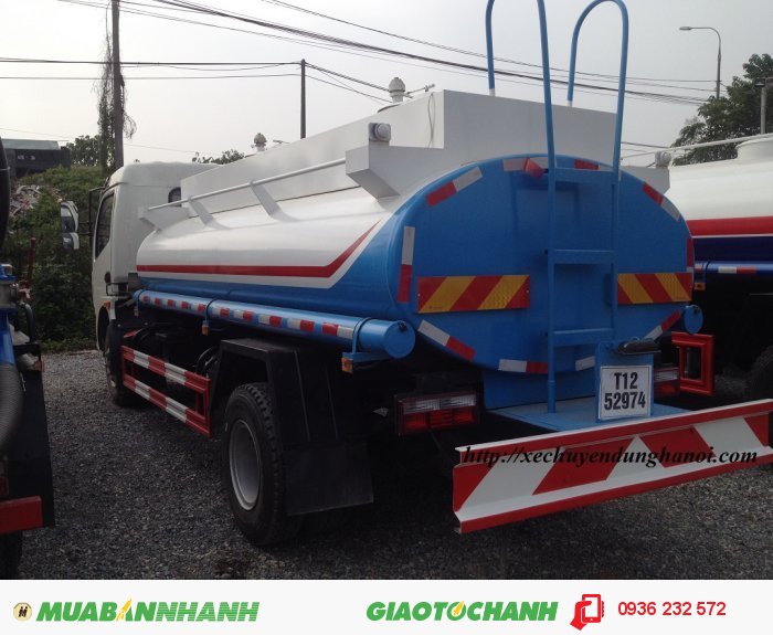 Xe chở xăng dầu 6m3 dongfeng