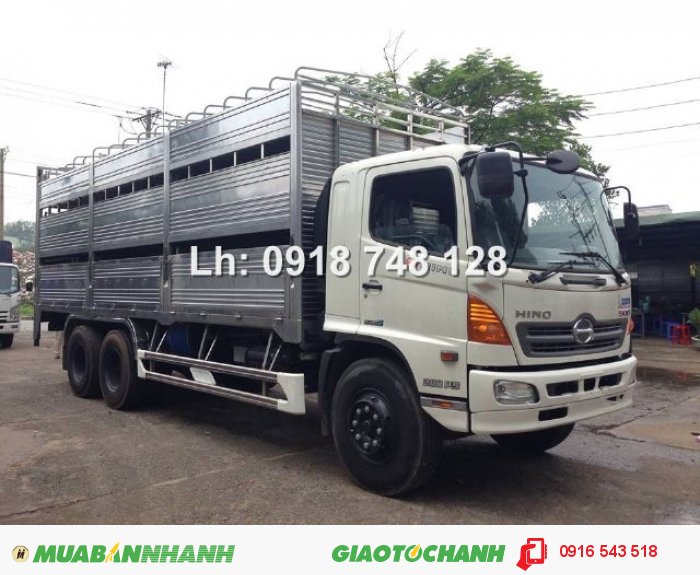 Xe Hino 3 chân 16 tấn thùng 9m3, Hino FL8JTSL