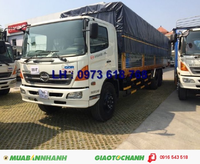 Tổng Đại lý xe tải Hino Bán Hino 16 tấn thùng 9m3, 7m8, giá rẻ, giao ngay